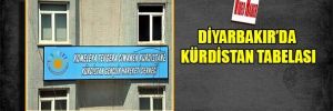 Diyarbakır'da Kürdistan tabelası