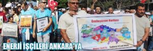 Enerji işçileri Ankara'ya posta güvercini uçurdu