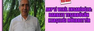 AKP'li vekil Ensarioğlu: Darbeye teşebbüsün karşılığı müebbettir