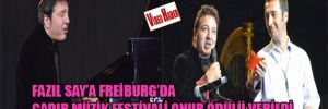 Fazıl Say'a Freiburg'da çadır müzik festivali onur ödülü verildi