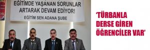 EĞİTİM-SEN Adana Şube Başkanı Karaca: Türbanla derse giren öğrenciler var