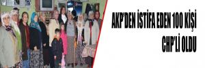 AKP'den istifa eden 100 kişi CHP'li oldu