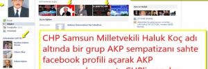 Facebookta sahte Haluk Koç ile AKP propogandası