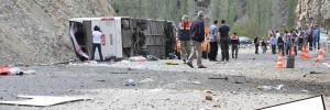 Erzurum'da trafik kazası: 3 ölü 25 yaralı