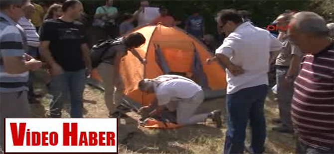 ODTÜ’de direniş çadırları kuruldu