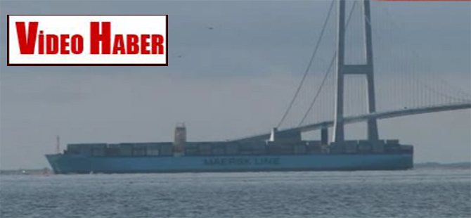 Dünyanın en büyük konteyner gemisi Danimarka’da