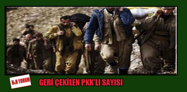Geri çekilen PKK’lı sayısı