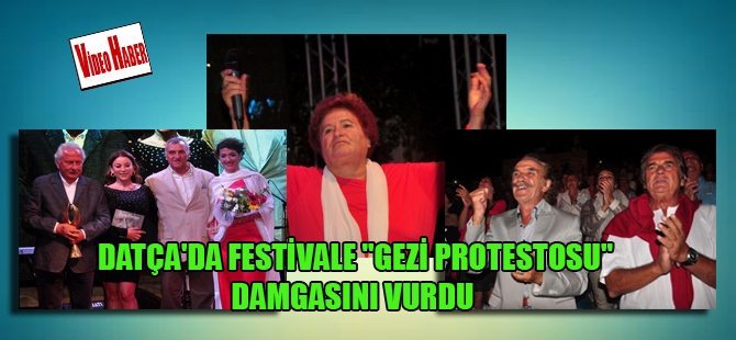 Datça’da festivale “Gezi Protestosu” damgasını vurdu