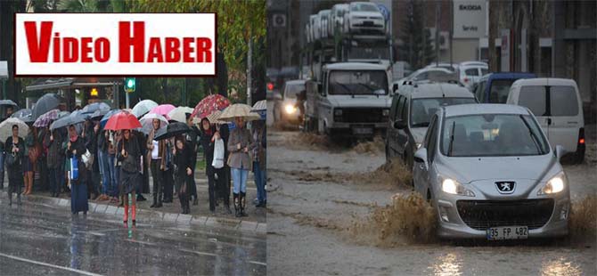 İzmir’de yağmur yaşamı felç etti