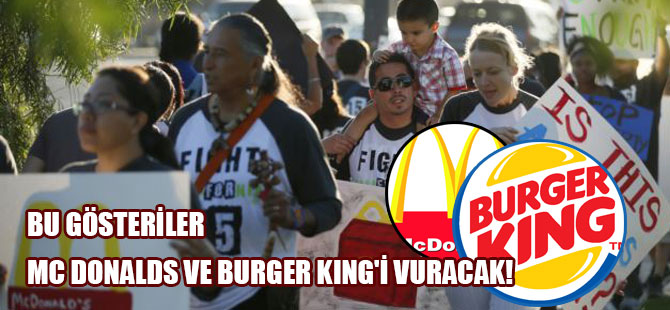 Bu gösteriler Mc Donalds ve Burger King’i vuracak!