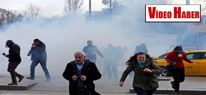 Ankara’da gazdan böyle kaçtılar!