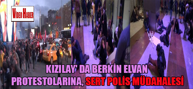 Kızılay’ da Berkin Elvan protestolarına SERT polis müdahalesi
