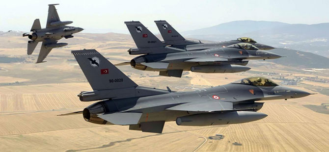 Diyarbakır’dan peş peşe F16’lar kalktı