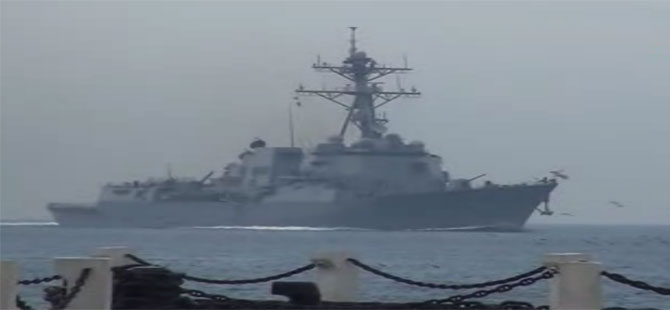 ABD Savaş Gemisi, Çanakkale Boğazı’ndan Geçti