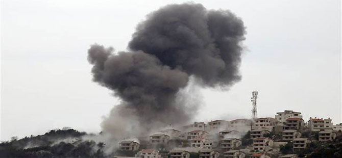 Suriye uçakları Keseb’i vurmaya başladı