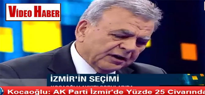 Kocaoğlu: AKP İzmir’de yüzde 25 civarında oy alacak