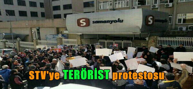 STV’ye terörist protestosu