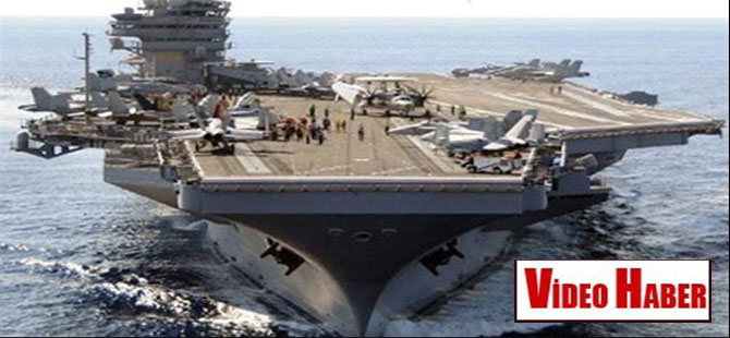 ABD uçak gemisi Antalya açıklarına demirledi