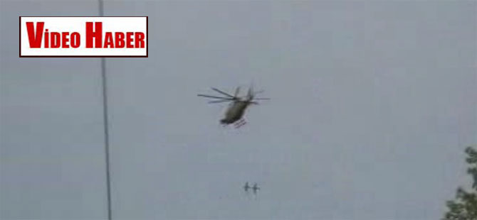 ‘Helikopter düştü ihbarı’ asılsız çıktı
