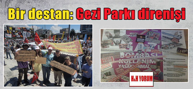 Bir destan: Gezi Parkı direnişi