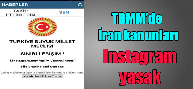 TBMM’de İran kanunları: Instagram yasak