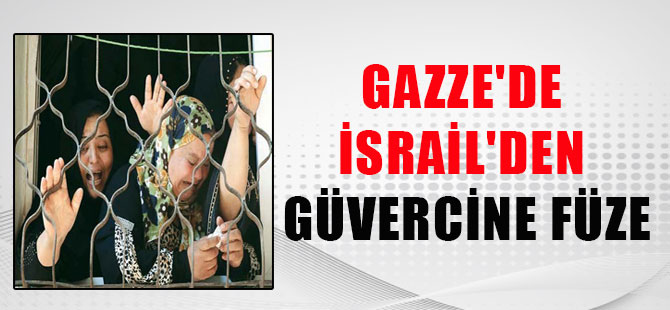 Gazze’de İsrail’den güvercine füze