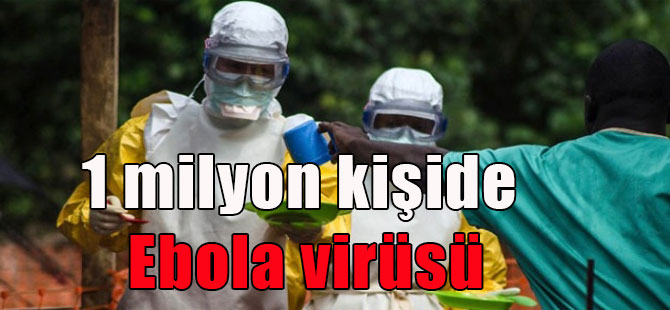 1 milyon kişide Ebola virüsü