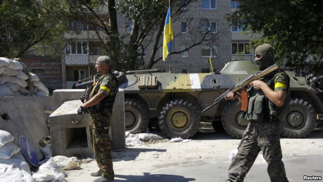 Ukrayna Ordusu Luhanks kentine girdi
