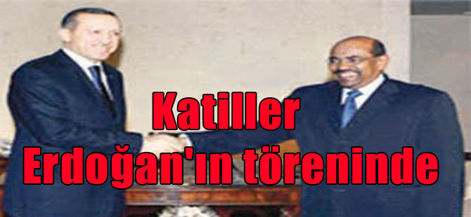Katiller Erdoğan’ın töreninde