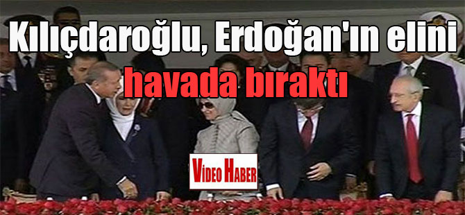 Kılıçdaroğlu, Erdoğan’ın elini havada bıraktı