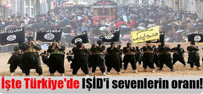 İşte Türkiye’de IŞİD’i sevenlerin oranı!