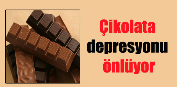 Çikolata depresyonu önlüyor