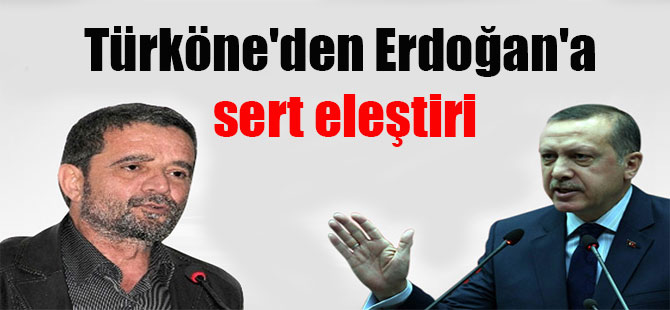 Türköne’den Erdoğan’a sert eleştiri