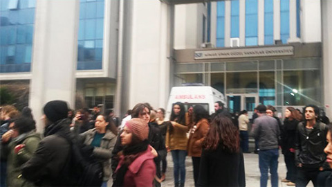 Mimar Sinan Üniversitesi’nde polis müdahalesi