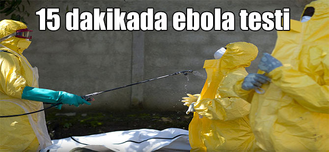 15 dakikada ebola testi