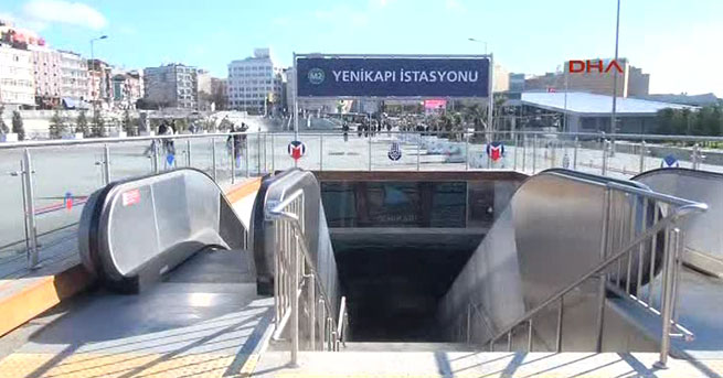 Taksim-Yenikapı metro seferleri durdu