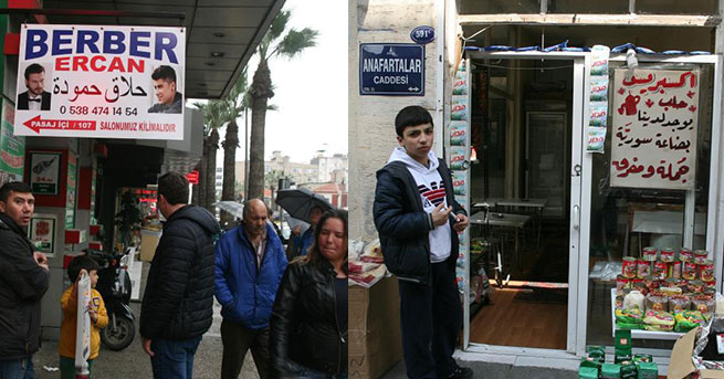 İzmir sokakları Suriye Pazarı oldu