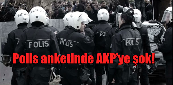 Polis anketinde AKP’ye şok!