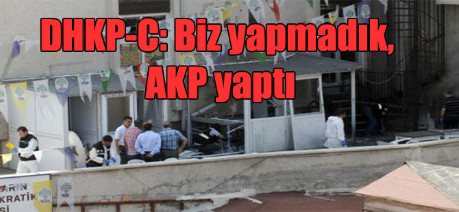 DHKP-C: Biz yapmadık AKP yaptı
