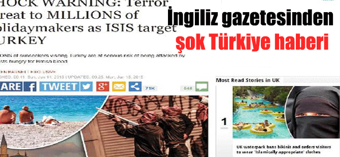 İngiliz gazetesinden şok Türkiye haberi