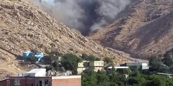 Askeri araca PKK bombası