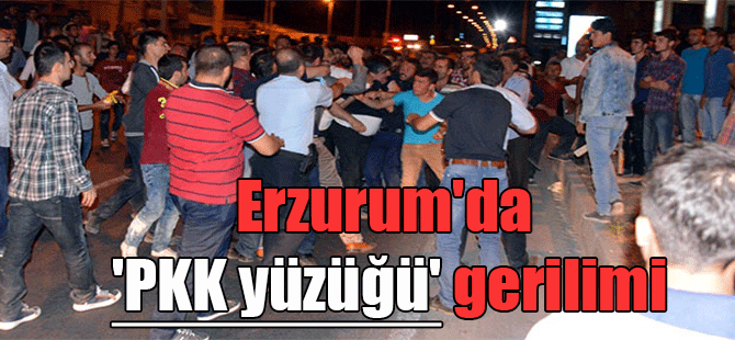 Erzurum’da ‘PKK yüzüğü’ gerilimi