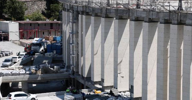 Beşiktaş’ın stat inşaatı yine durduruldu
