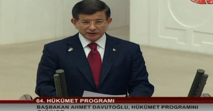 Davutoğlu 64’üncü Hükümet programını açıkladı