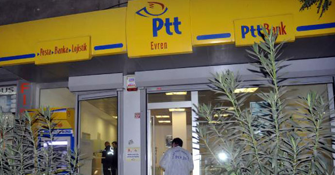 Bağcılar’da PTT şubesi soygunu