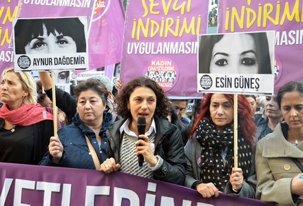 Beyoğlu’nda kadın cinayetleri eylemi
