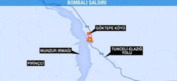 Tunceli’de askeri aracın geçişi sırasında patlama: 3 şehit