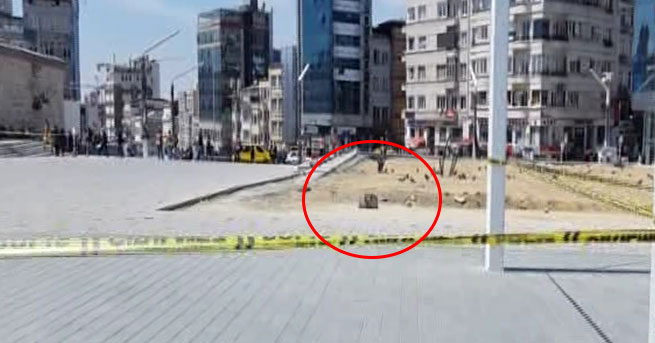Taksim Meydanı’nda şüpheli çanta