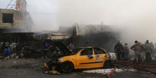 Bağdat’ta bomba yüklü araç patlatıldı; 21 ölü