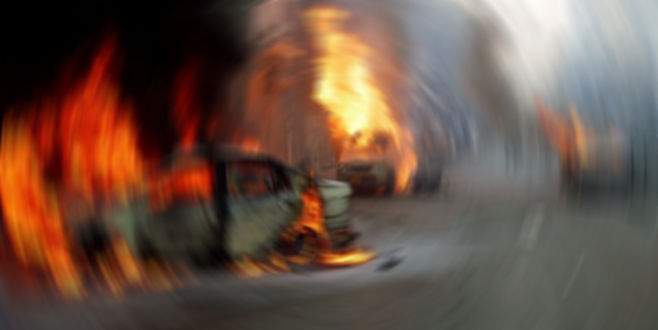 Askeri konvoyun geçişi sırasında patlama